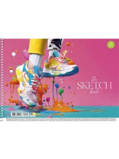   SHKOLYARYK Vázlatfüzet, spirál, A4, 100 g, 30 lap, SHKOLYARYK "the Sketch book"