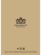 SHKOLYARYK Füzet, tűzött, A5, vonalas, 48 lap, SHKOLYARYK "University International", vegyes