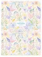 SHKOLYARYK Füzet, tűzött, A4, vonalas, 80 lap, SHKOLYARYK "Natural", vegyes