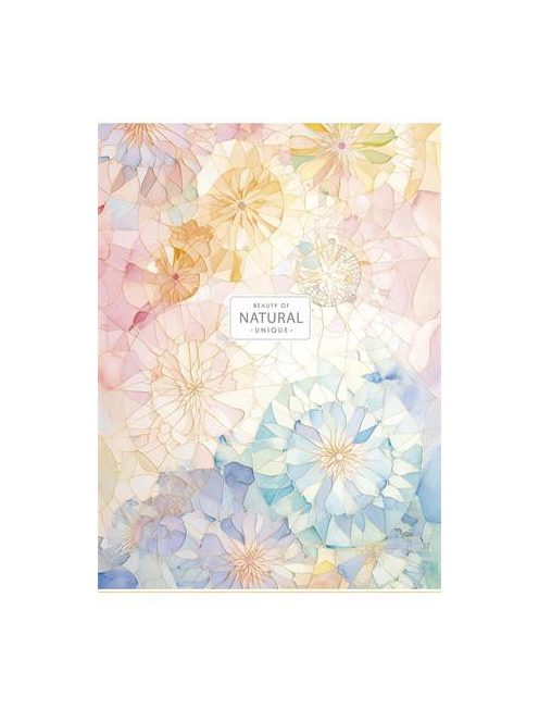 SHKOLYARYK Füzet, tűzött, A4, vonalas, 80 lap, SHKOLYARYK "Natural", vegyes