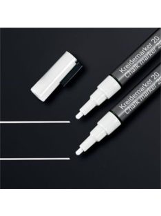   SIGEL Folyékony krétamarker, kúpos hegy, 1-2 mm SIGEL, fehér