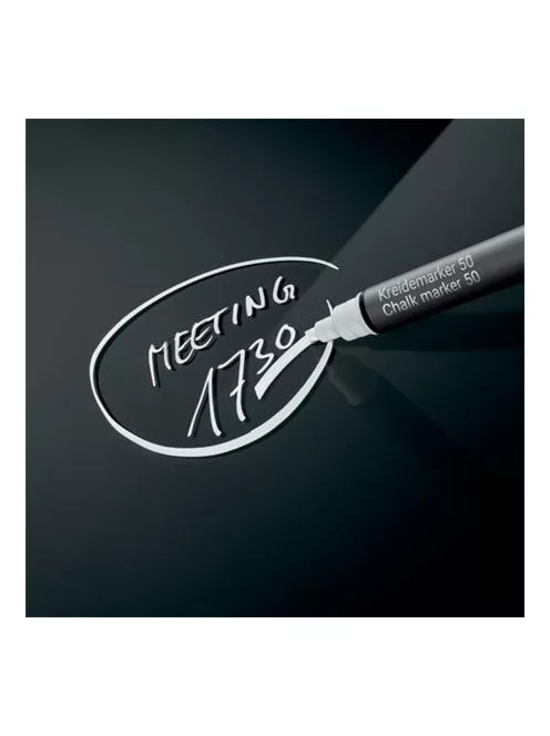 SIGEL Folyékony krétamarker, vágott hegy, 1-5 mm SIGEL, fehér