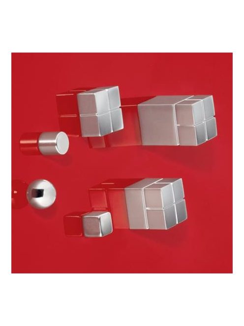 SIGEL Extra erős kockamágnes, 6 db, SIGEL "SuperDym", ezüst