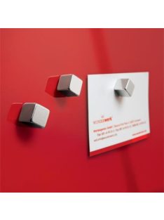   SIGEL Extra erős kockamágnes, 10 db, SIGEL "SuperDym", ezüst