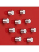 SIGEL Extra erős, henger alakú mágnes, 10 db SIGEL "SuperDym", ezüst