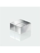 SIGEL Extra erős kockamágnes, 4 db, SIGEL "SuperDym", ezüst