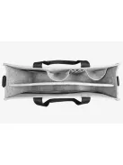 SIGEL Irodai válltáska, vállpánttal, L méret, 50x28x15 cm, SIGEL "Classic", világosszürke