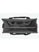 SIGEL Irodai válltáska, vállpánttal, M méret, 36x28x15 cm, SIGEL "Classic", sötétszürke