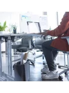 SIGEL Irodai válltáska, vállpánttal, M méret, 36x28x15 cm, SIGEL "Classic", sötétszürke