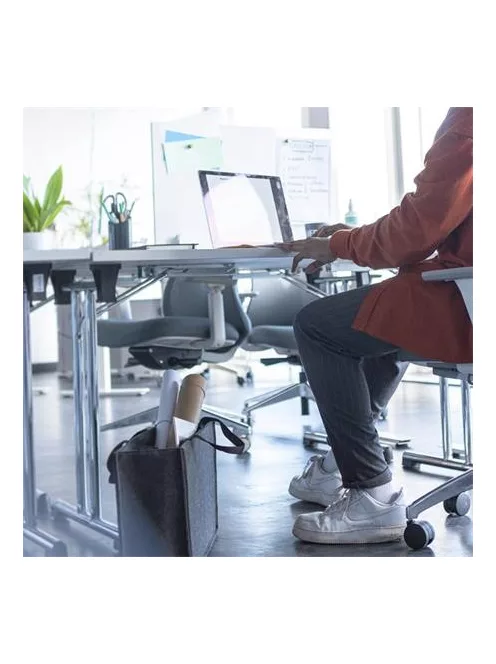 SIGEL Irodai válltáska, vállpánttal, M méret, 36x28x15 cm, SIGEL "Classic", sötétszürke