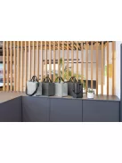 SIGEL Irodai válltáska, vállpánttal, M méret, 36x28x15 cm, SIGEL "Classic", sötétszürke