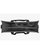 SIGEL Irodai válltáska, vállpánttal, L méret, 50x28x15 cm, SIGEL "Classic", sötétszürke