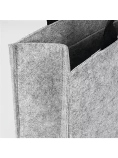   SIGEL Irodai válltáska, M méret, 36x28x15 cm, SIGEL "Basic", világosszürke