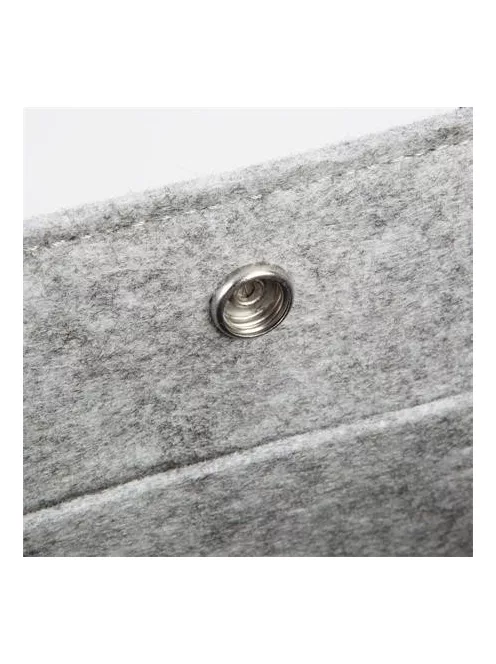 SIGEL Irodai válltáska, M méret, 36x28x15 cm, SIGEL "Basic", világosszürke