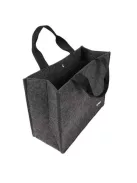 SIGEL Irodai válltáska, M méret, 36x28x15 cm, SIGEL "Basic", sötétszürke