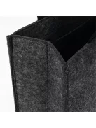 SIGEL Irodai válltáska, M méret, 36x28x15 cm, SIGEL "Basic", sötétszürke