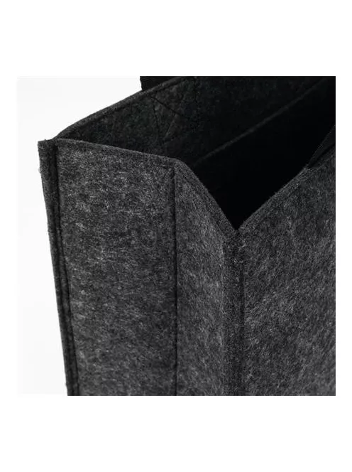 SIGEL Irodai válltáska, M méret, 36x28x15 cm, SIGEL "Basic", sötétszürke