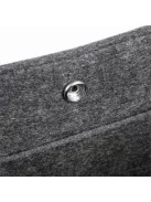 SIGEL Irodai válltáska, M méret, 36x28x15 cm, SIGEL "Basic", sötétszürke