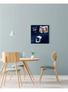 SIGEL Mágneses üvegtábla, 48x48x1,5 cm, SIGEL "Artverum® ", Galaxy mintázat