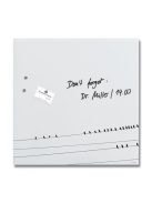 SIGEL Mágneses üvegtábla, 48x48x1,5 cm, SIGEL "Artverum® ", Little birds mintázat, matt