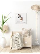 SIGEL Mágneses üvegtábla, 48x48x1,5 cm, SIGEL "Artverum® ", Little birds mintázat, matt