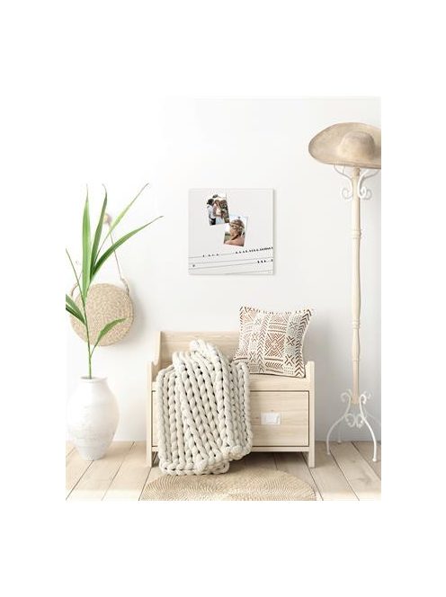 SIGEL Mágneses üvegtábla, 48x48x1,5 cm, SIGEL "Artverum® ", Little birds mintázat, matt