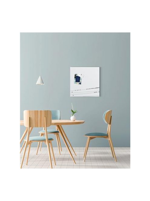 SIGEL Mágneses üvegtábla, 48x48x1,5 cm, SIGEL "Artverum® ", Little birds mintázat, matt