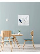 SIGEL Mágneses üvegtábla, 48x48x1,5 cm, SIGEL "Artverum® ", vonalrajzos