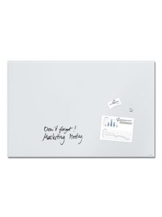   SIGEL Mágneses üvegtábla, 100x65x1,5 cm, SIGEL "Artverum® ", szuper fehér, matt