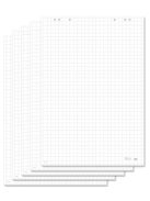 SIGEL Flipchart papír, négyzethálós, 68x98 cm, 5x20 lap, SIGEL