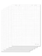SIGEL Flipchart papír, négyzethálós, 68x98 cm, 5x20 lap, SIGEL