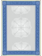 SIGEL Előnyomott papír, A4, 185 g, SIGEL "Oklevél", kék