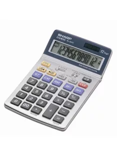   SHARP Számológép, asztali, 12 számjegy, SHARP "EL-337"