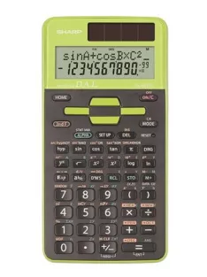   SHARP Számológép, tudományos, 273 funkció, SHARP "EL-531", zöld
