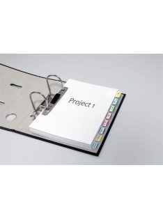   SIGEL Jelölőcímke, megerősített, fehér szélű, 25x38 mm, 6x10 db, SIGEL, vegyes színek