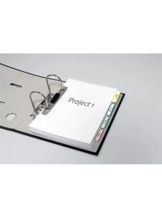   SIGEL Jelölőcímke, megerősített, fehér szélű, 50x38 mm, 4x5 db, SIGEL, vegyes színek