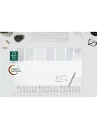 SIGEL Könyökalátét, 595x410 mm, 3 éves és heti tervezővel, SIGEL "Pastel"