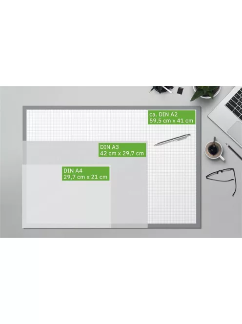 SIGEL Könyökalátét, 595x410 mm, 3 éves és heti tervezővel, SIGEL "Watercolor Sea"