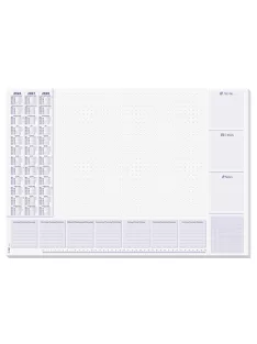   SIGEL Könyökalátét, 595x410 mm, 3 éves és heti tervezővel, SIGEL