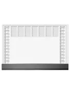 SIGEL Könyökalátét, 595x410 mm, 2 éves és heti tervezővel, szamárfülvédővel, SIGEL "Office"