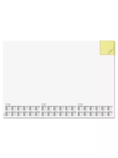   SIGEL Könyökalátét, 595x410 mm, 3 éves és heti tervezővel, jegyzettömbbel, SIGEL "Memo"