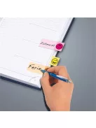 SIGEL Jelölőcímke, papír, 5x40 lap, 20x50 mm, SIGEL "Smile", vegyes szín