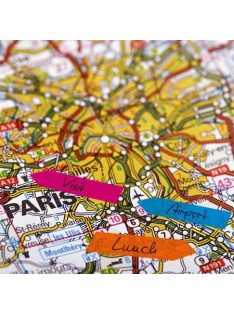   SIGEL Jelölőcímke, műanyag, 5x40 lap, 12x45 mm, SIGEL "Nyilak", vegyes szín