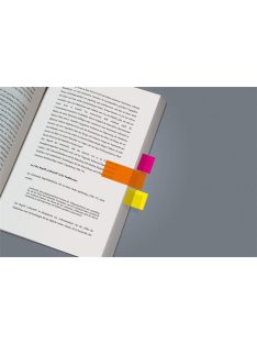   SIGEL Jelölőcímke, műanyag, 4x40 lap, 20x50 mm, SIGEL "614", vegyes szín