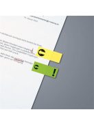 SIGEL Jelölőcímke, papír, 4x40 lap, 20x50 mm, SIGEL, vegyes szín