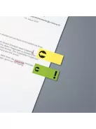 SIGEL Jelölőcímke, papír, 4x40 lap, 20x50 mm, SIGEL, vegyes szín