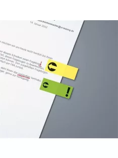   SIGEL Jelölőcímke, papír, 4x40 lap, 20x50 mm, SIGEL, vegyes szín