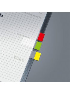   SIGEL Jelölőcímke, műanyag, 4x40 lap, 20x50 mm, SIGEL "Clear", vegyes szín