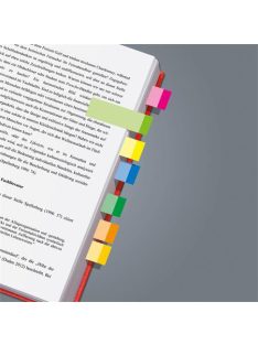   SIGEL Jelölőcímke, papír, 10x50 lap, 15x50 mm, SIGEL "Multicolor", vegyes szín