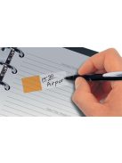 SIGEL Jelölőcímke, műanyag, 10x50 lap, 44x12,5 mm, SIGEL, vegyes színek